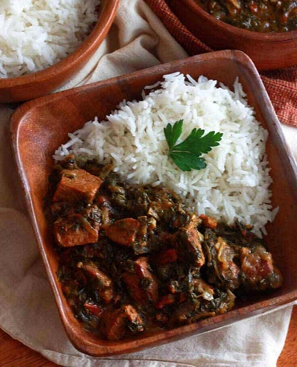 Saag Gosht (Punjabi Beef Spinach Curry)