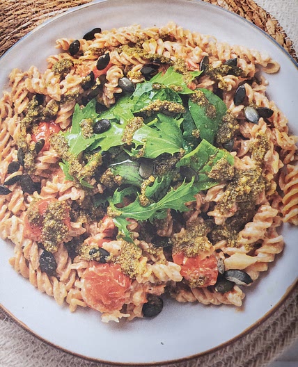 Baked Feta and Baby Plum Tomato Fusilli