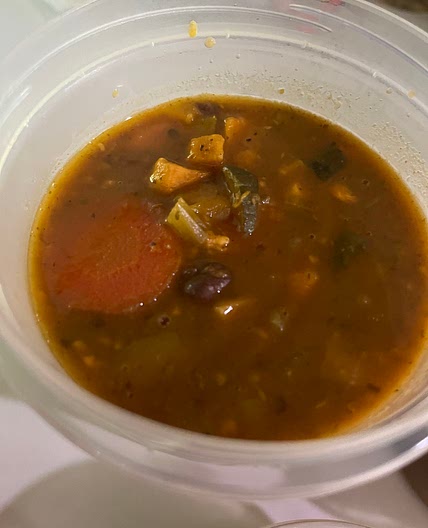 Black bean and sweet potato soup