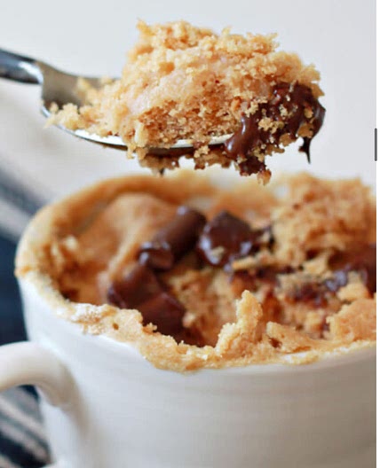 Peanut butter mug cake 