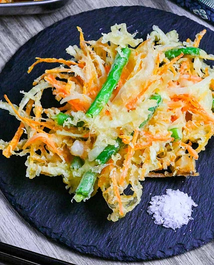 Authentic Kakiage (Mixed Vegetable Tempura)