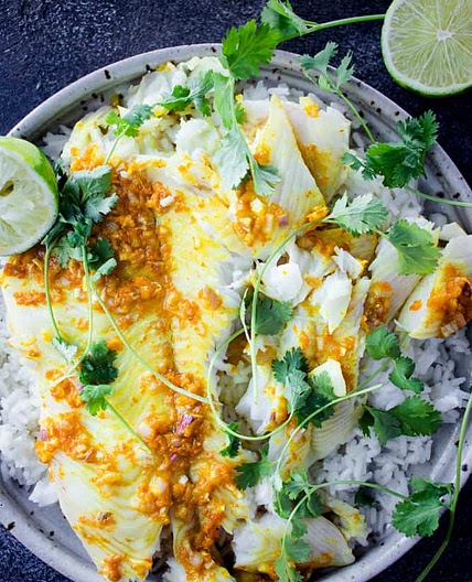 Ginger Turmeric Roasted Fish