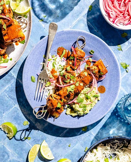 Pork Pastor Skewers