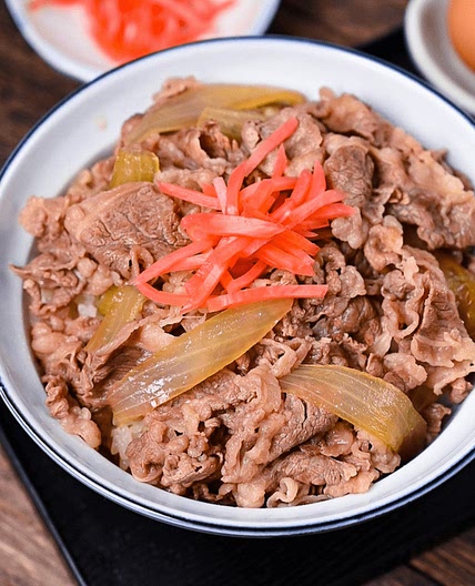 Sukiya Gyudon (Japanese Beef Bowl)