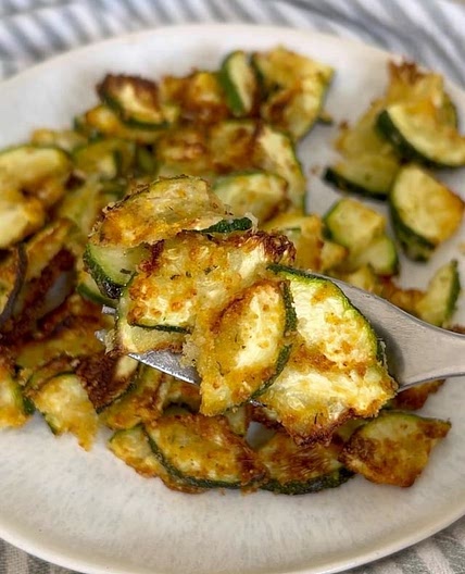 Courgette croustillante au parmesan 