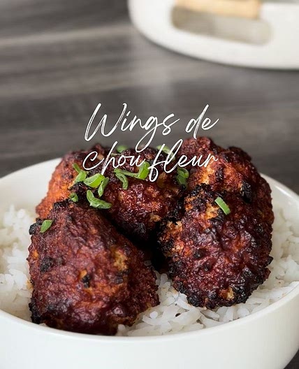 Wings de chou fleur au four (sans gluten) 🥬