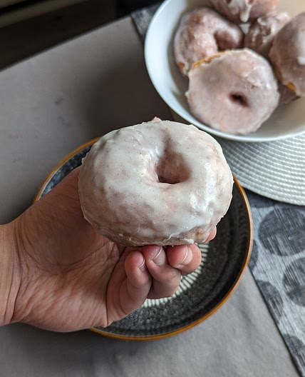 Homemade Glazed Ring Doughnuts