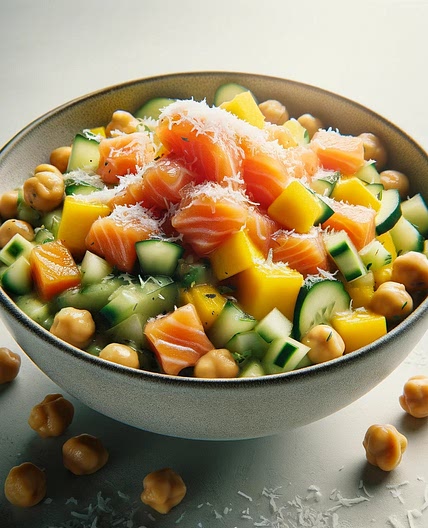 Ceviche Saumon Mangue et Coco