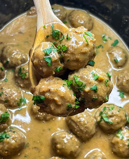 Crock pot Swedish Meatballs