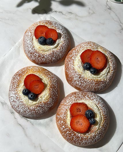 Strawberry Cream Cheese Brioche