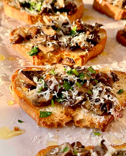 Mushroom Bruschetta 