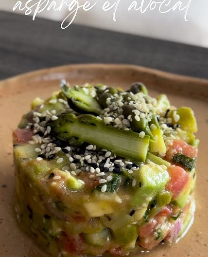 Tartare d’asperges et d’avocat