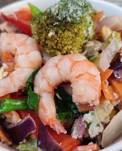 Spicy Prawn and Egg Stir Fry