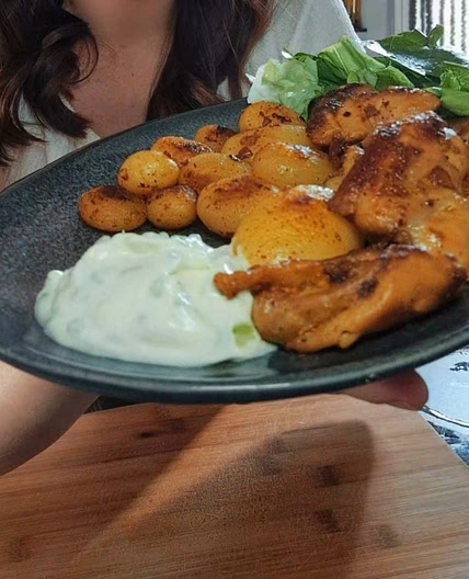 Gekruide Kip met Hele Kriel & Sla 😋