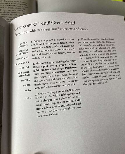 Couscous and Lentil Greek Salad