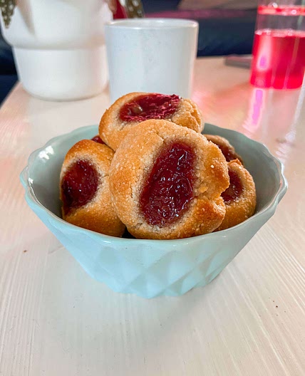 Thumbprint cookies (almond flour) 