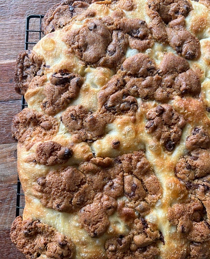 Chocolate Chip Cookie Focaccia