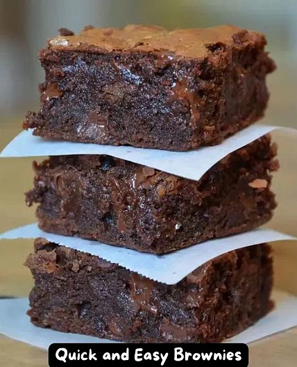 The Best Quick and Easy Brownies