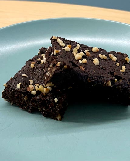 Vegan Hazelnut Brownies