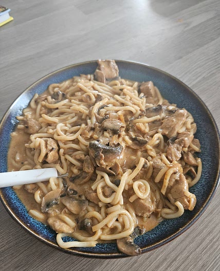Paprika Pork and Noodles