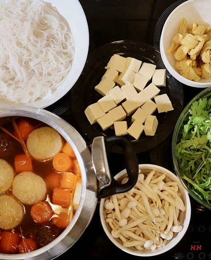 Homemade Vegan Hot Pot Broth