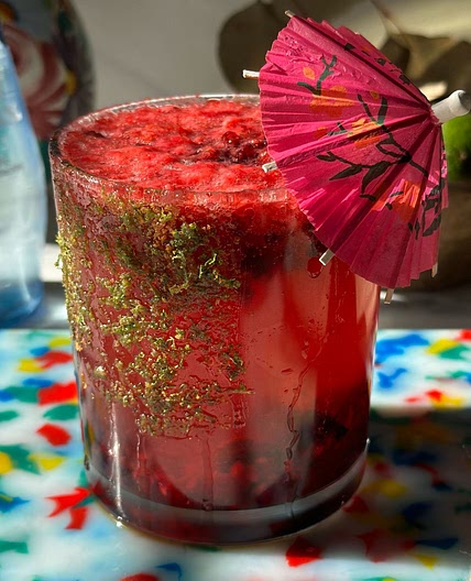 4 Ingredient Berry Lime Mocktail 