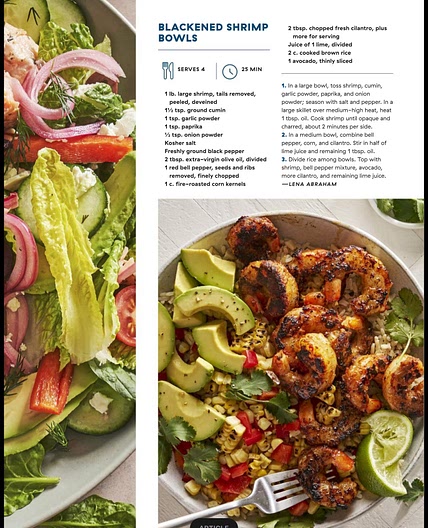 BLACKENED SHRIMP BOWLS*