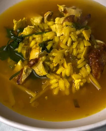 Nourishing Chicken & Rice Ginger Soup