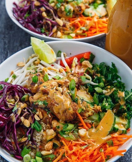Satay Chicken Bowl