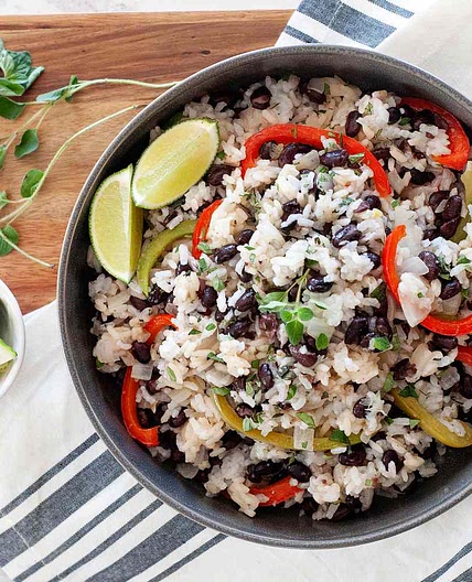 Coconut Rice and White Beans