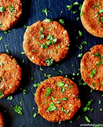 Red Lentil and Vegetable Cakes