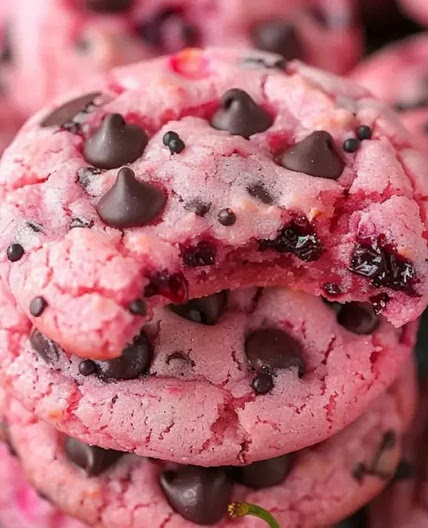 Maraschino Cherry Chocolate Chip Cookies Recipe