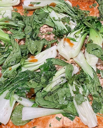 Crispy Sheet-Pan Noodles With Glazed Tofu