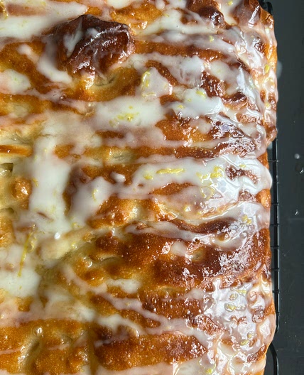 Lemon Drizzle Focaccia