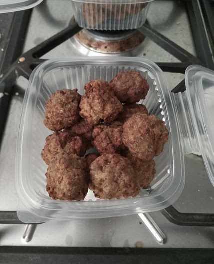 Polpettine manzo ricotta e arancia