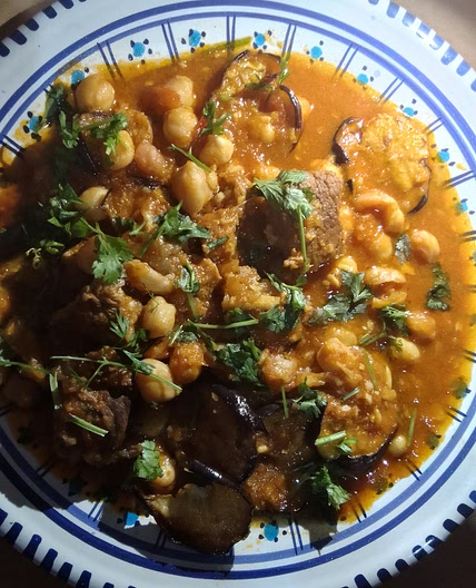 Tajine Medrelle/Eggplant Medrelle: