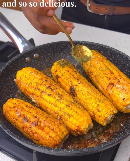 Milky Honey Roasted Corn on the Cob