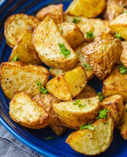 Air fryer crispy potatoes