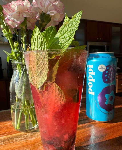 Wild Berry Mojito Mocktail