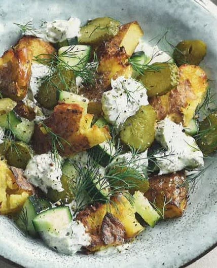 Smashed Potato Salad
