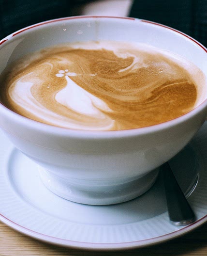 Almond milk cappuccino