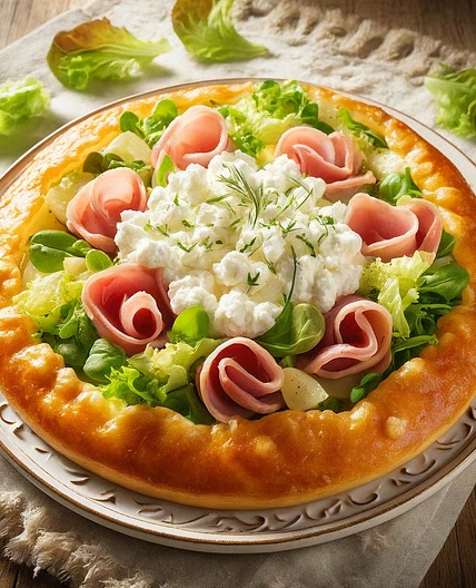 Galette de pomme de terre garnie