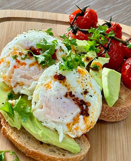 Air Fryer Poached Eggs