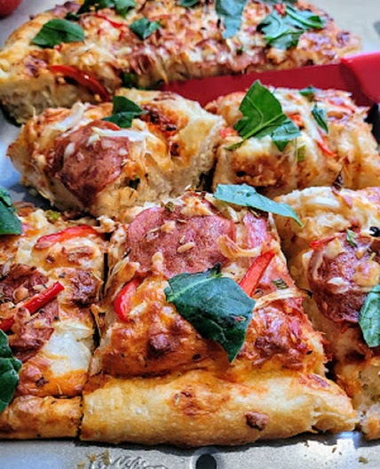 Sicilian Focaccia Pizza
