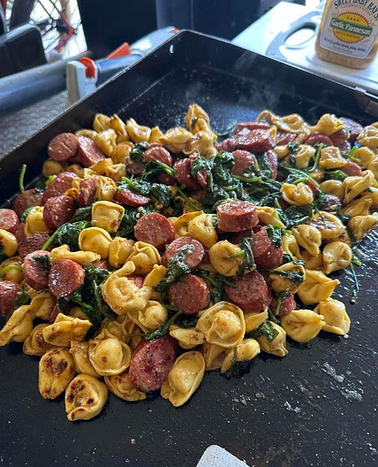 Smoked Sausage & Spinach Tortellini