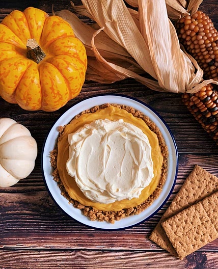 Delicious Pumpkin Ganache Pie