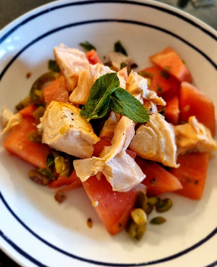 Salmon & Water Melon Delight