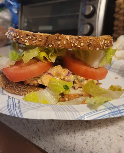 Salmon Po Boy