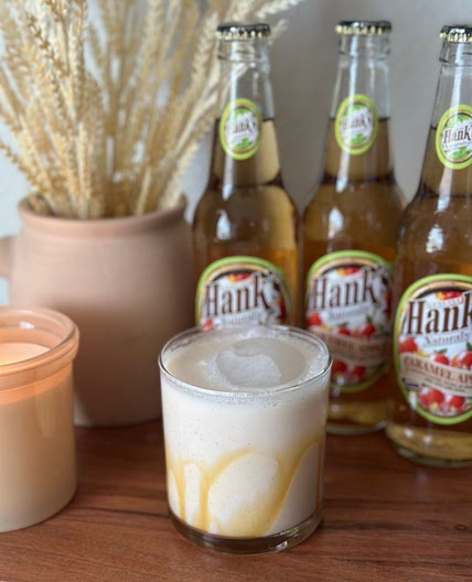 Hank’s Naturals Caramel Apple Butterscotch Mocktail
