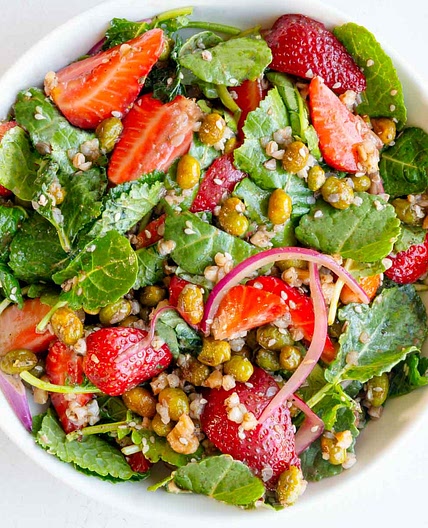 Strawberry Kale Salad